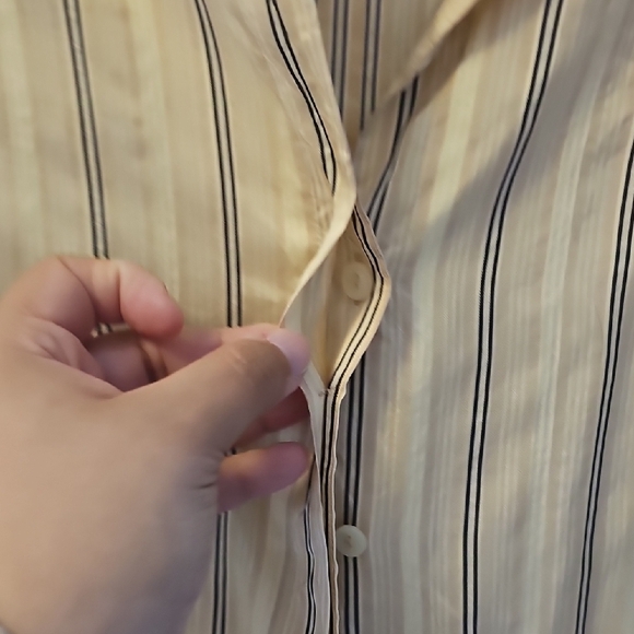 Jones New York Striped Button-Up Shirt Size 20W - Picture 6 of 7